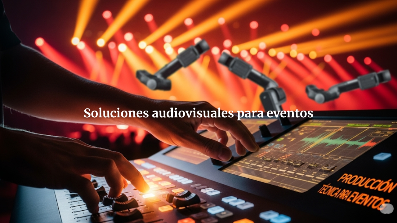 Producción técnica para eventos corporativos en Colombia.